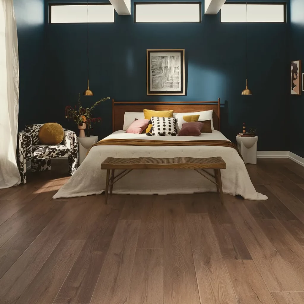 LVP in modrern bedroom | SP Floors